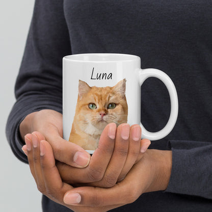 Custom Mug with Pet Portrait